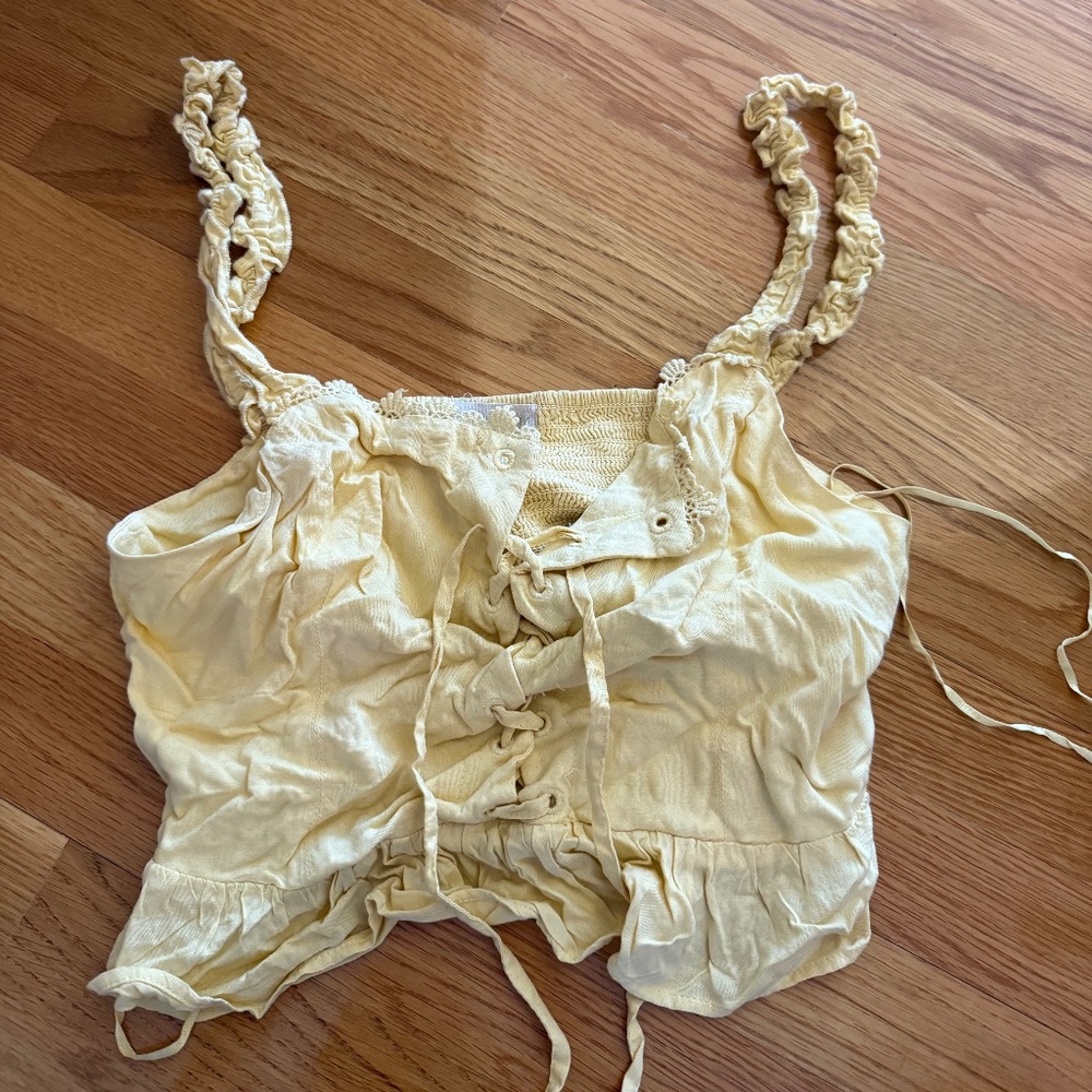 Urban Outfiters Lace Corset Summer Top